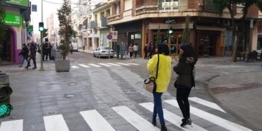 cruce calle Pino en Don Benito