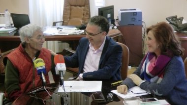 diego sanchez cordero con jose luis quintana y natalia blanco