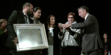 familiares de Mariano Gallego con Jose Luis Quintana