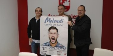 presentación del concierto de Melendi