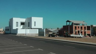 obras en cerro mártires de Don Benito