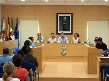 recepción a trabajadores del plan de empleo social