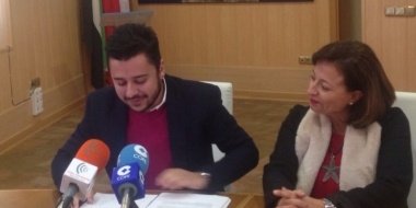 Luis Sauceda en rueda de prensa