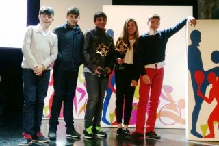 Club Salvamento en los premios Alabán