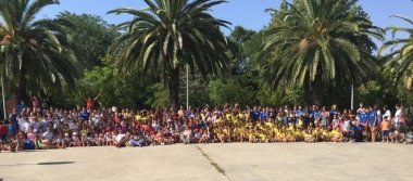 niños participantes en actividades estivales en Don Benito