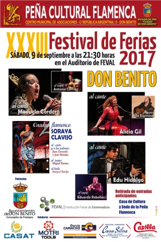 cartel flamenco de Don Benito