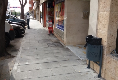 papelera calle Ayala