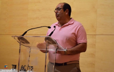portavoz jubilados en la gala del trabajador