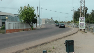 vial de circunvalación del canal