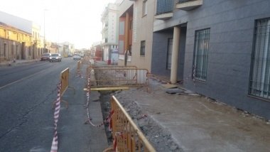 obras en calle manzanedo