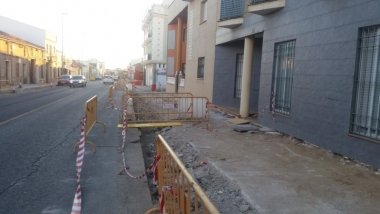obras en calle manzanedo