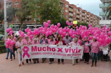 marcha contra el cáncer de mama
