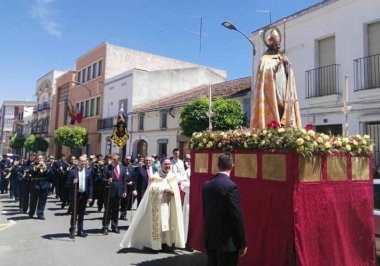 san gregorio en procesión en Don Benito