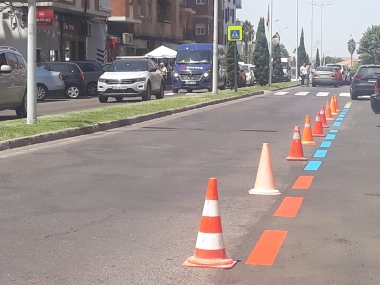 calle ayala señalización vial