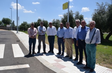 inauguración calle garcía camacho
