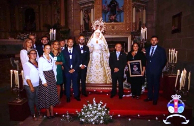 cofradía de Medinaceli con María de la Merced