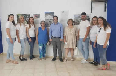 inauguración exposición en Ozanam