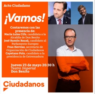 ciudadanos acto Don Benito