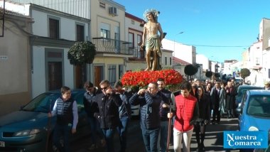 procesión de san sebastián en Don Benito