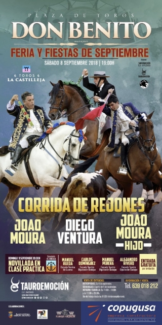 cartel de rejones en Don Benito