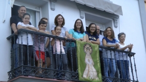 balcones engalanados