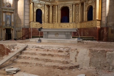 iglesia santiago don benito en obras