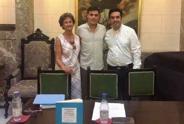 tomas marin mena con esther perez lucena y juan francisco dávila