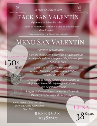 san valentin en hotel cortijo santa cruz