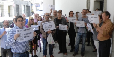juzgados protesta