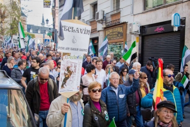 manifestación tren digno