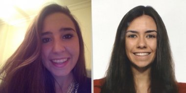 Lucía Reseco y Sofía Moreno