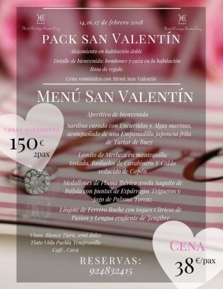 san valentin en hotel cortijo santa cruz
