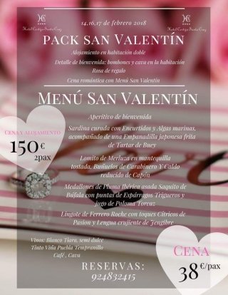san valentin en hotel cortijo santa cruz