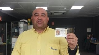 jose maría moreno, agraciado con el Gordo