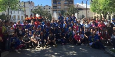 participantes en la ruta Mozárabe