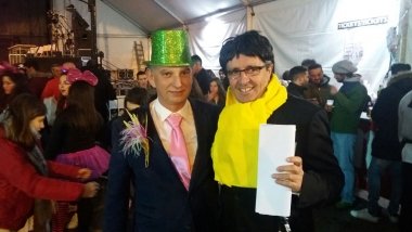 puigemont y el alcalde de Don Benito