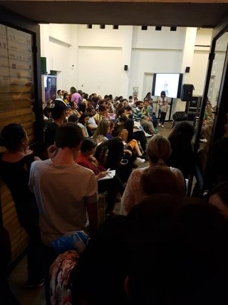 expectación en la fiesta del libro de Colombia