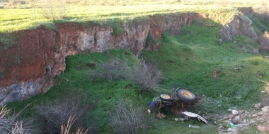 accidente tractor magacela
