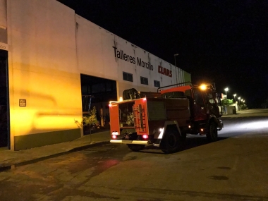incendio en talleres morcillo