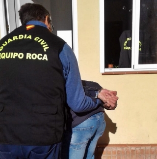 detenido por la guardia civil