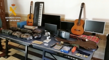efectos robados en cabeza del buey
