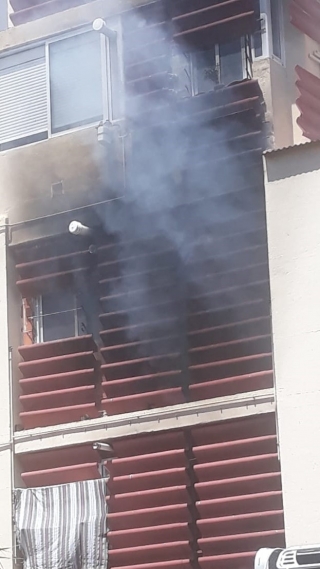 incendio en república Argentina de Don Benito