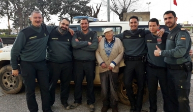nonagenario y la guardia civil