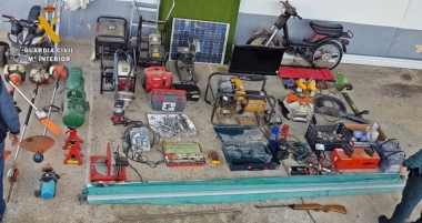 objetos recuperados de los robos en la serena