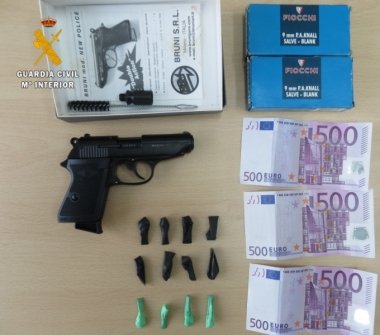 droga intervenida en Quintana de la Serena