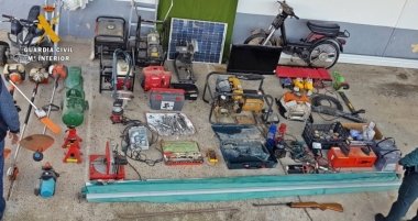 objetos recuperados de los robos en la serena