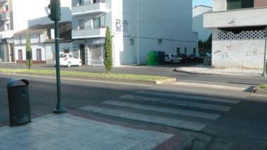 paso de peatones de la calle ayala