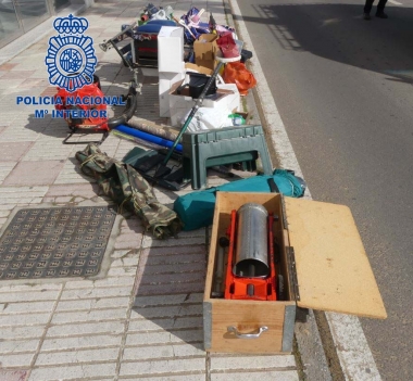 material robo en castuera