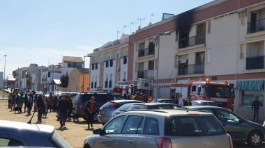 incendio en villanueva de la serena