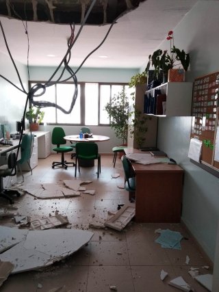 hospital Don Benito Villanueva cae techo